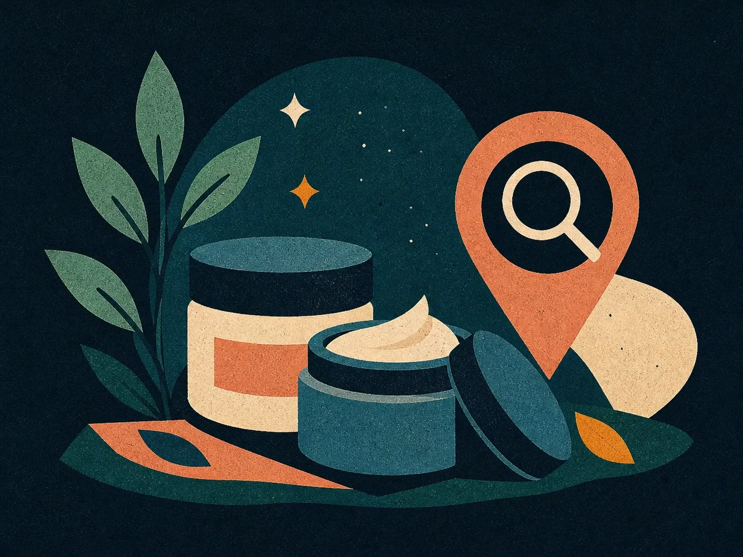 Watercolor illustration representing medical spa seo